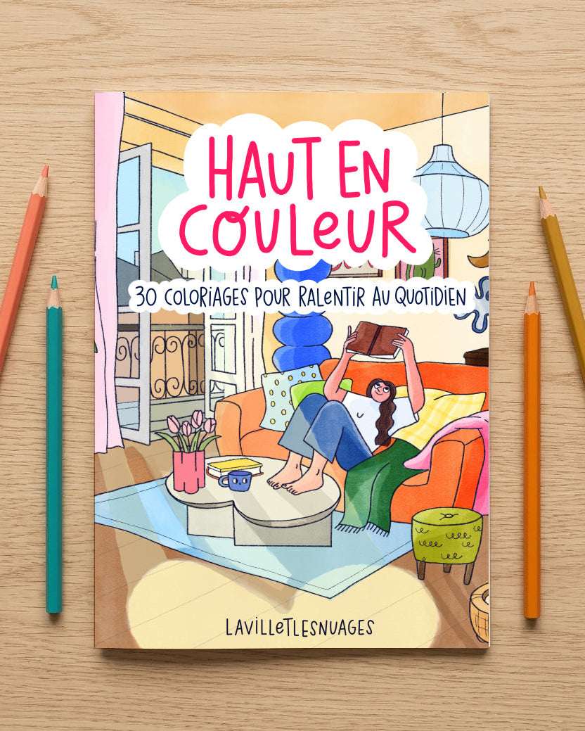 Haut en couleur - cahier de coloriages