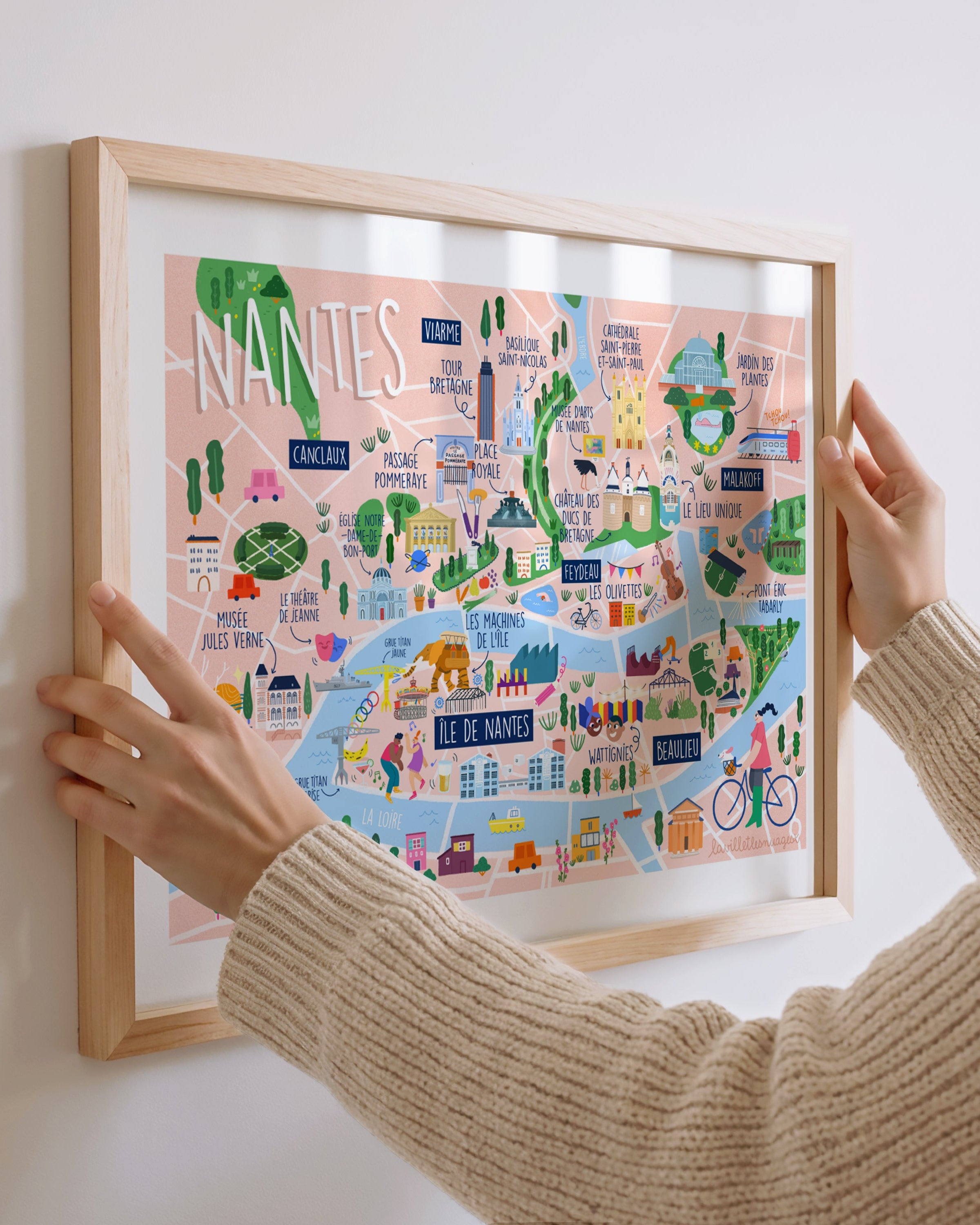 Carte de Nantes