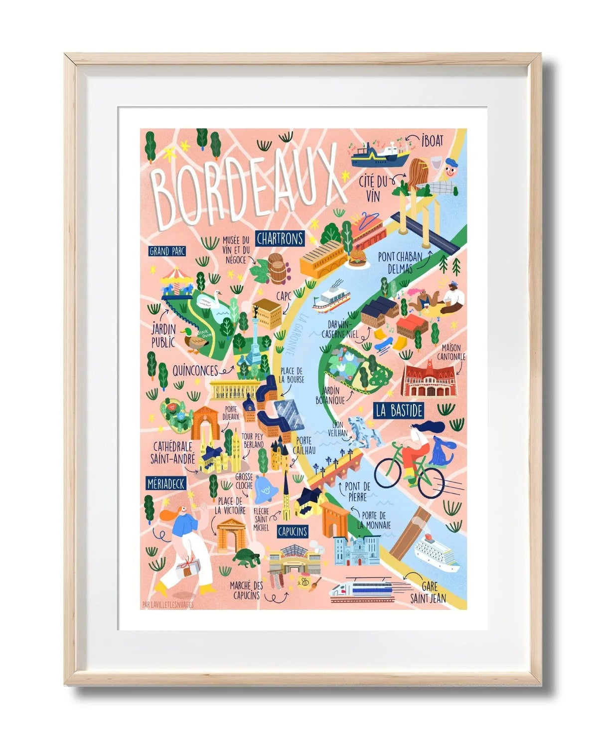 Carte de Bordeaux