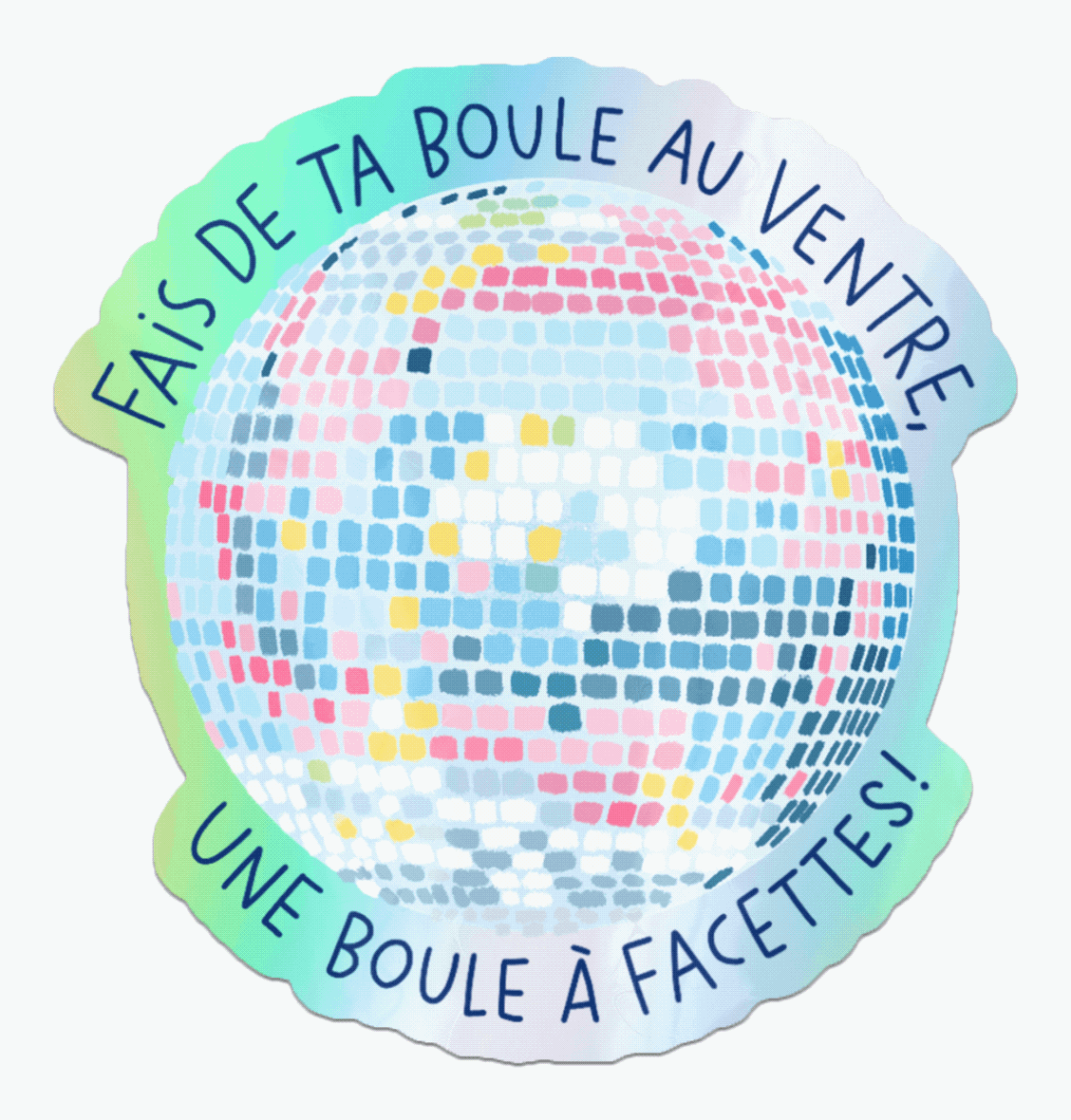 Good vibes - Pack de 5 stickers joyeux