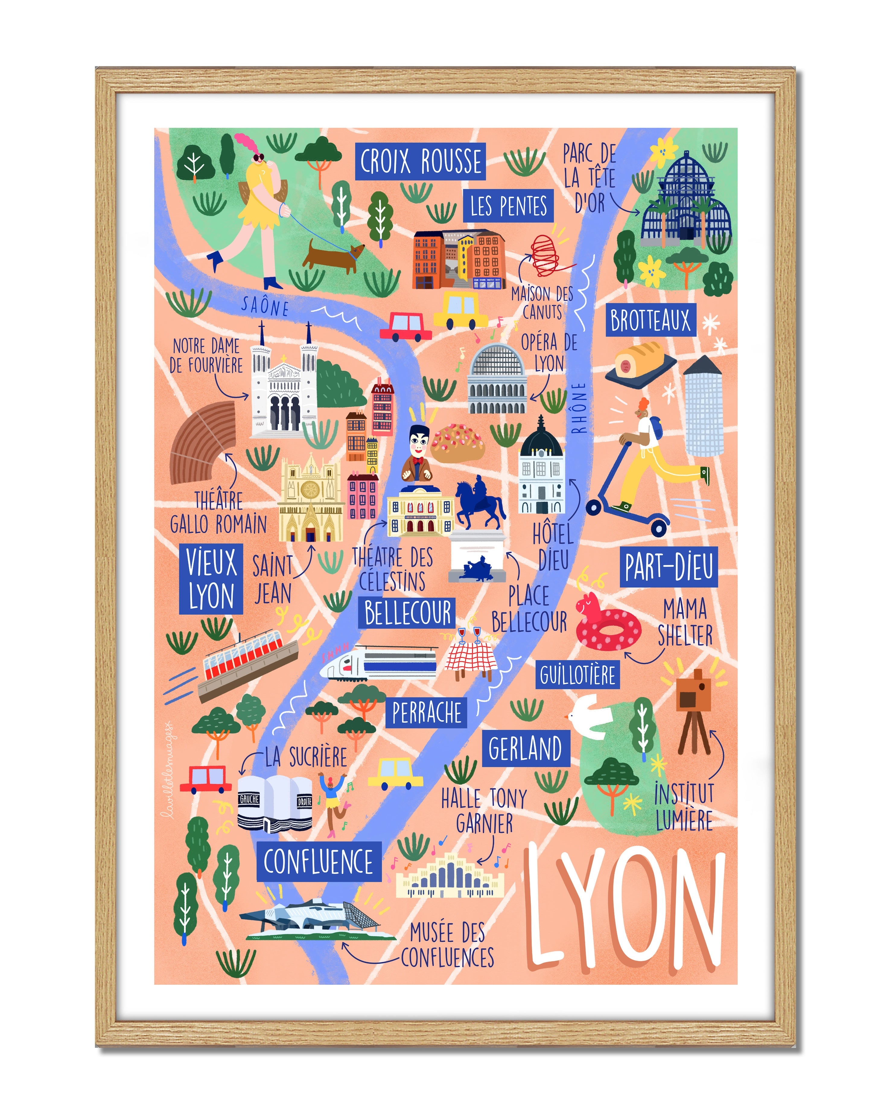 Carte de lyon