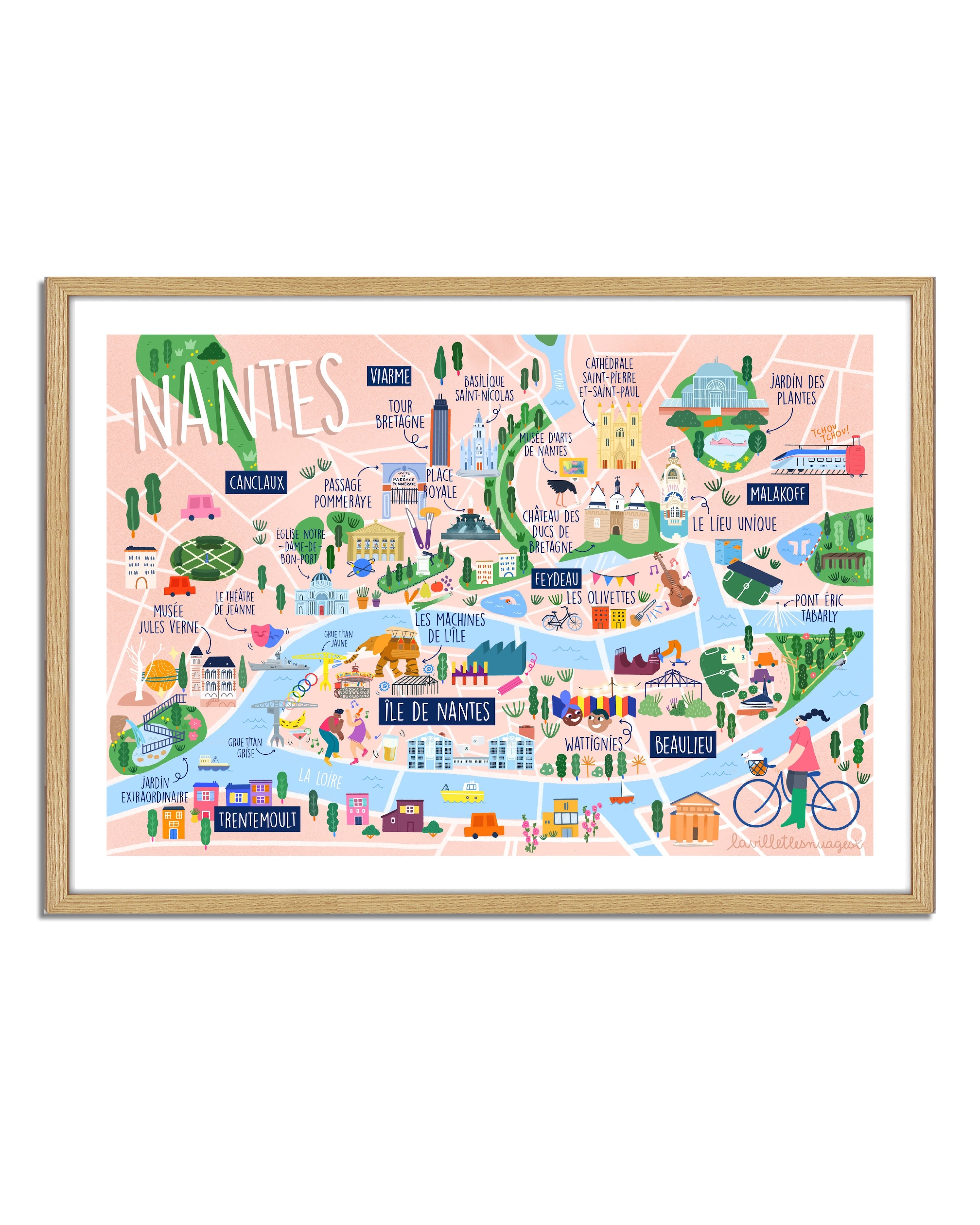 Carte de Nantes