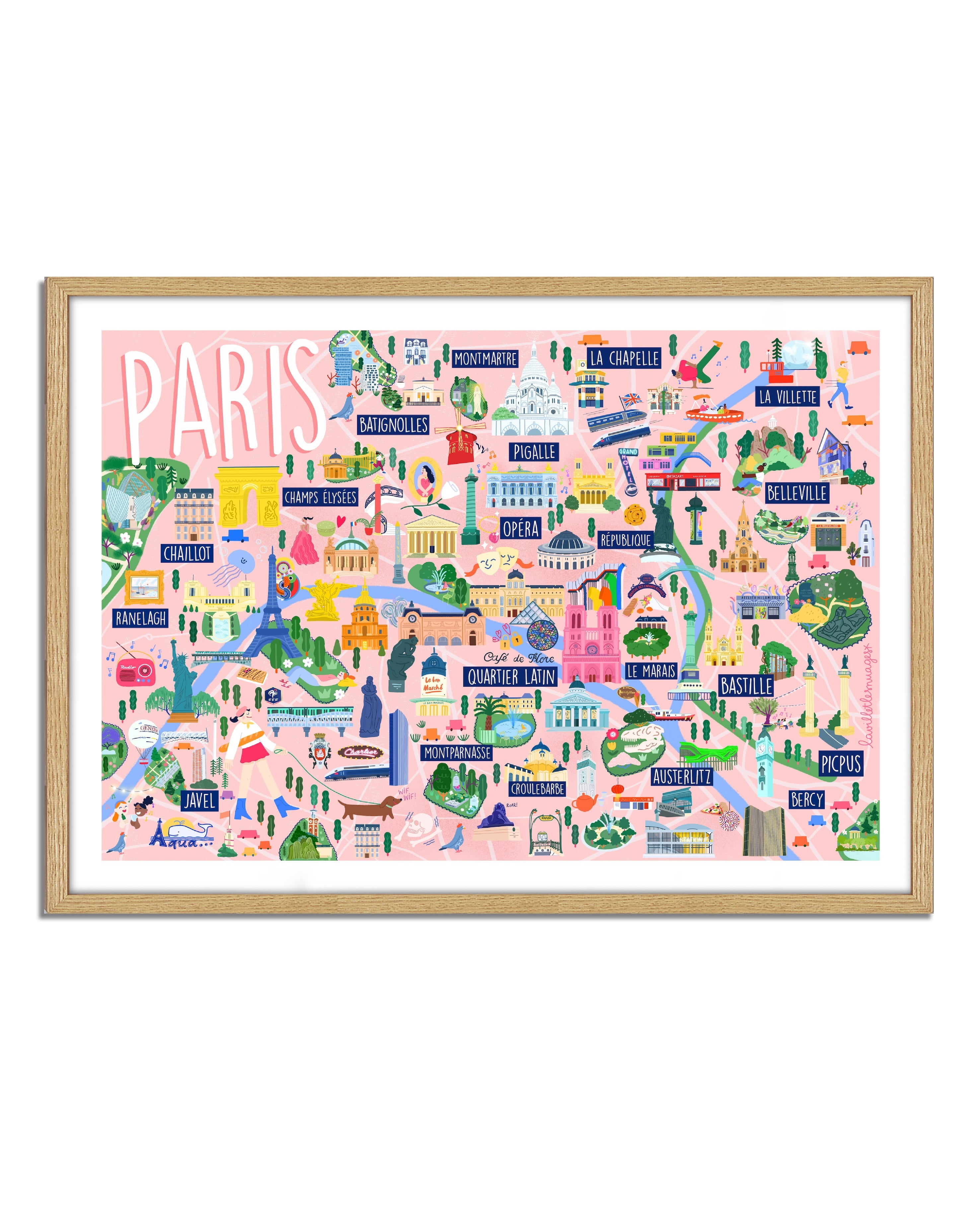 Carte de Paris