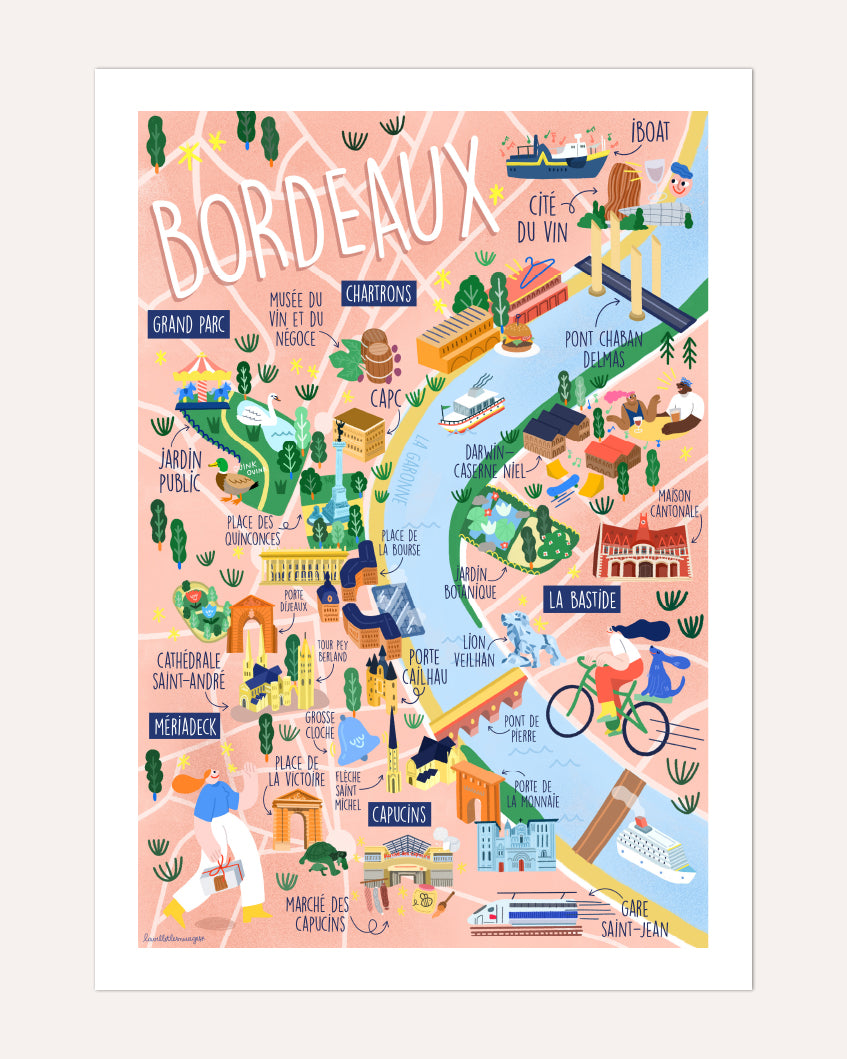 Carte de bordeaux