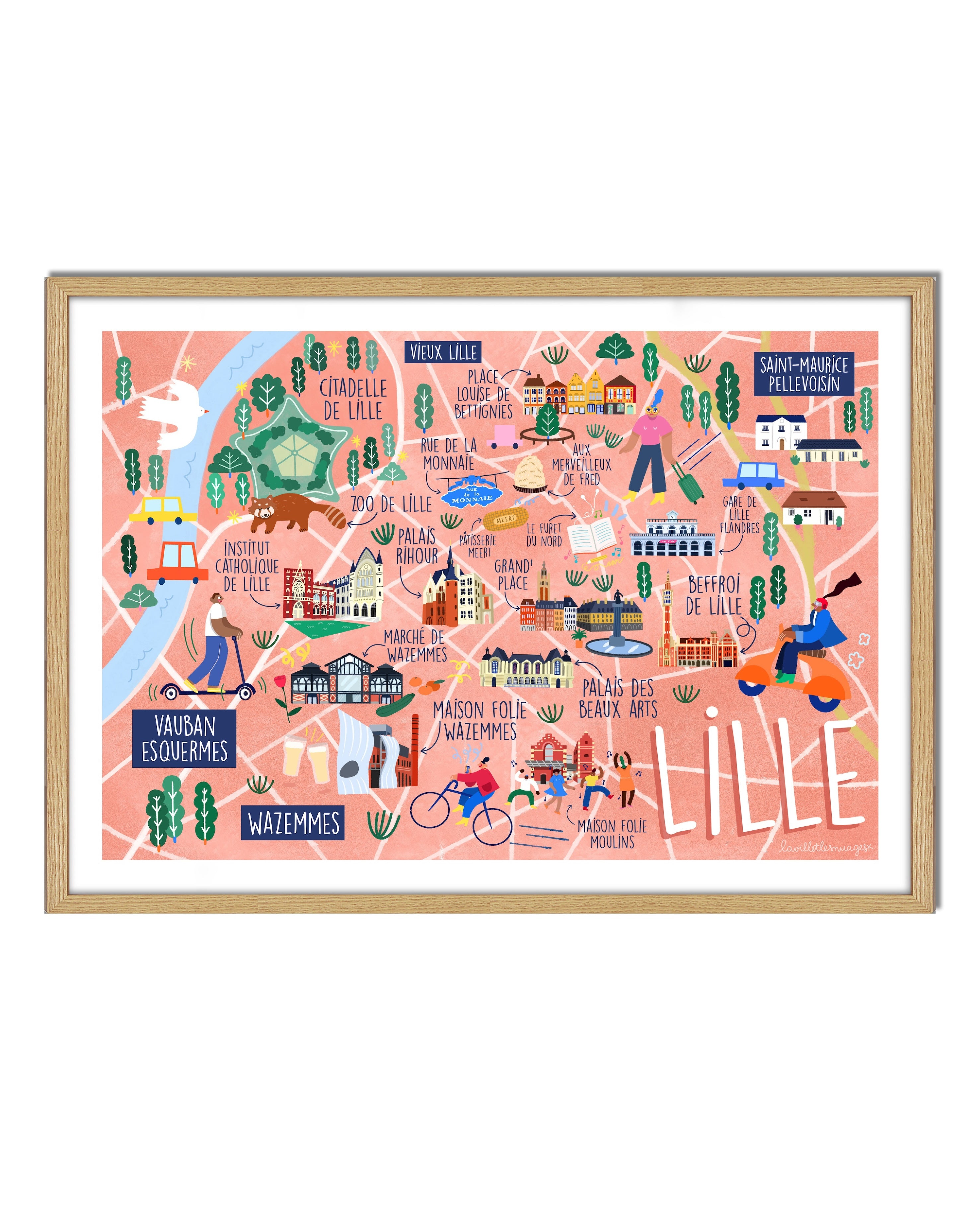 Carte de lille