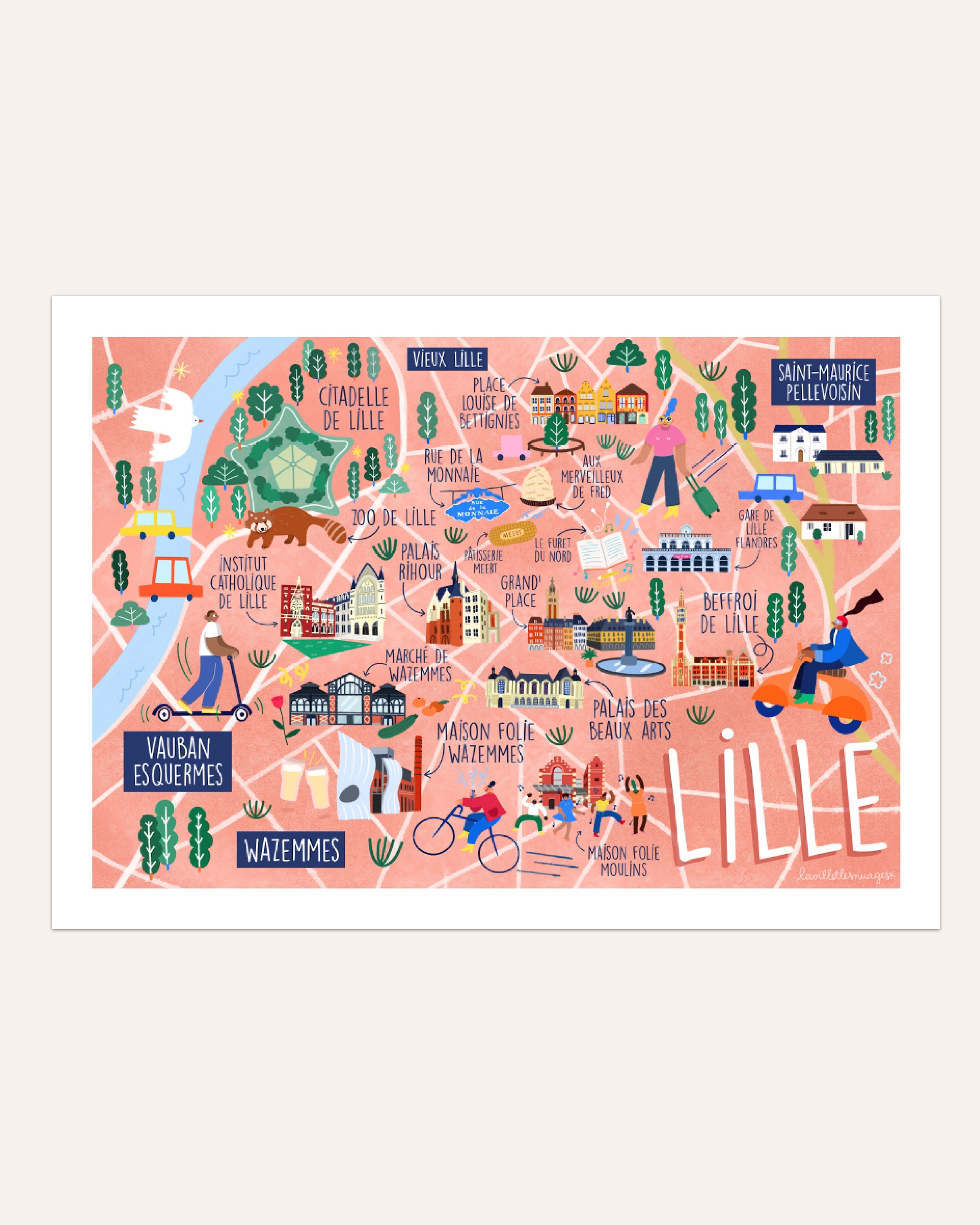 Carte de lille