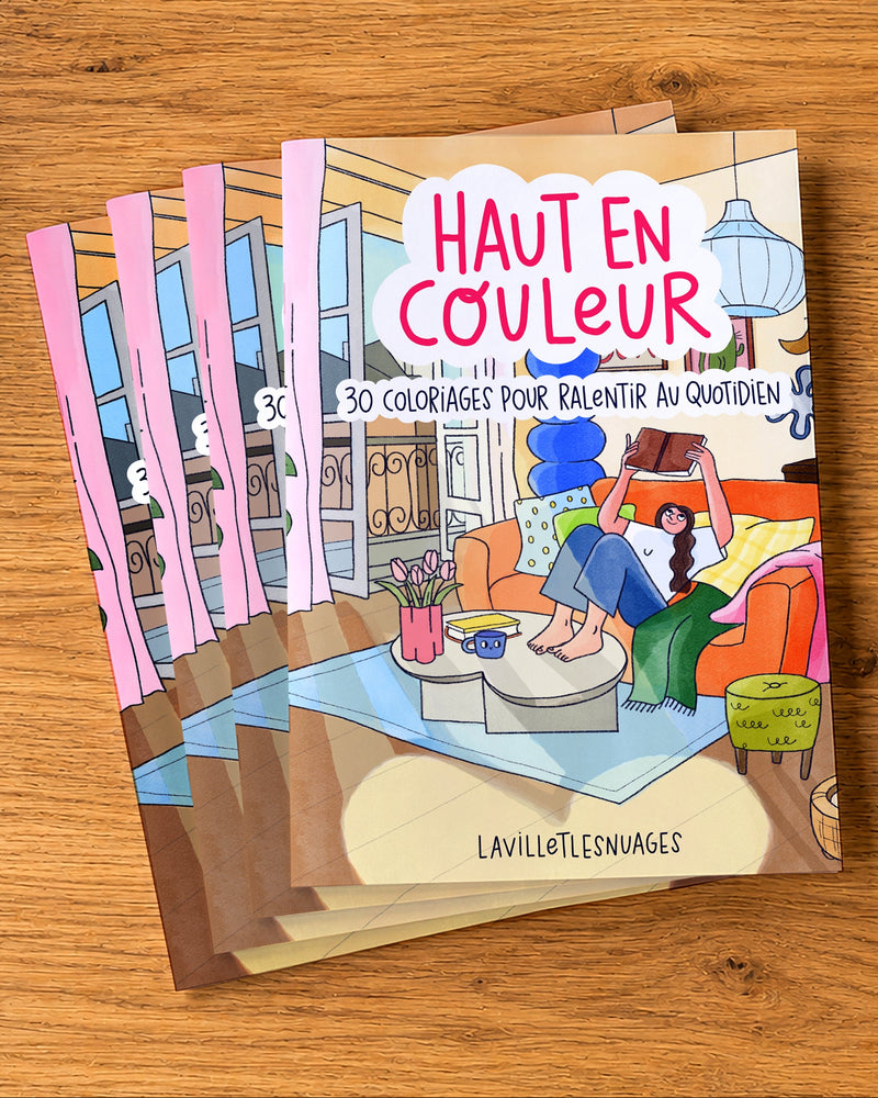 Haut en couleur - Quatre cahiers de coloriages