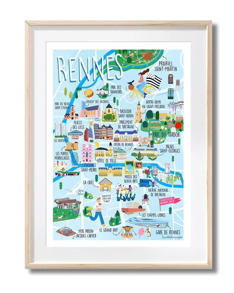 Carte de rennes