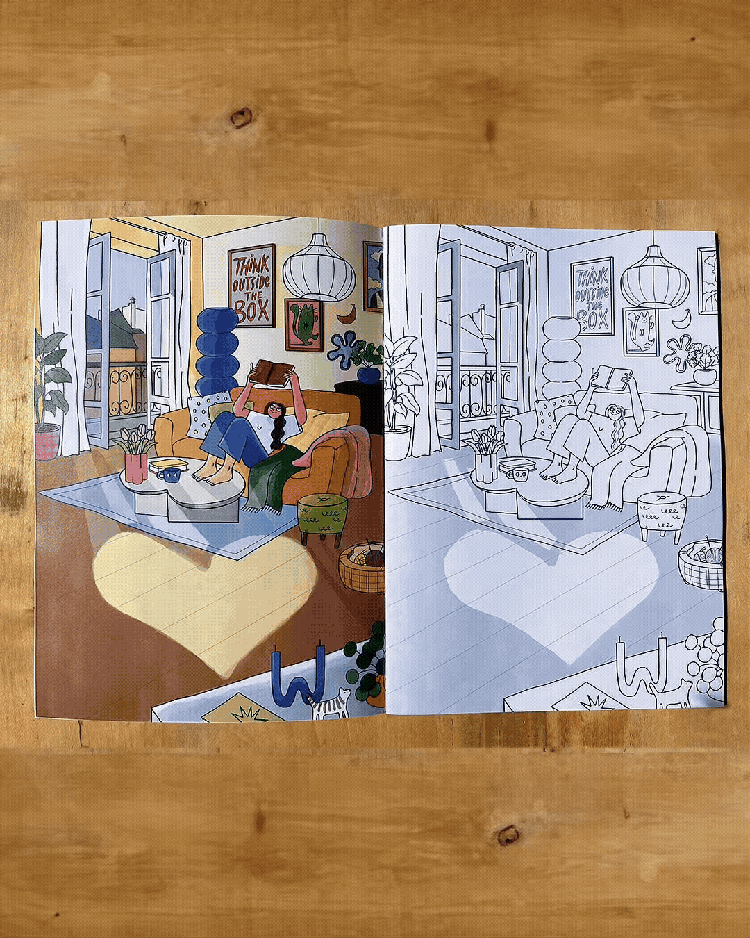 Haut en couleur - cahier de coloriages