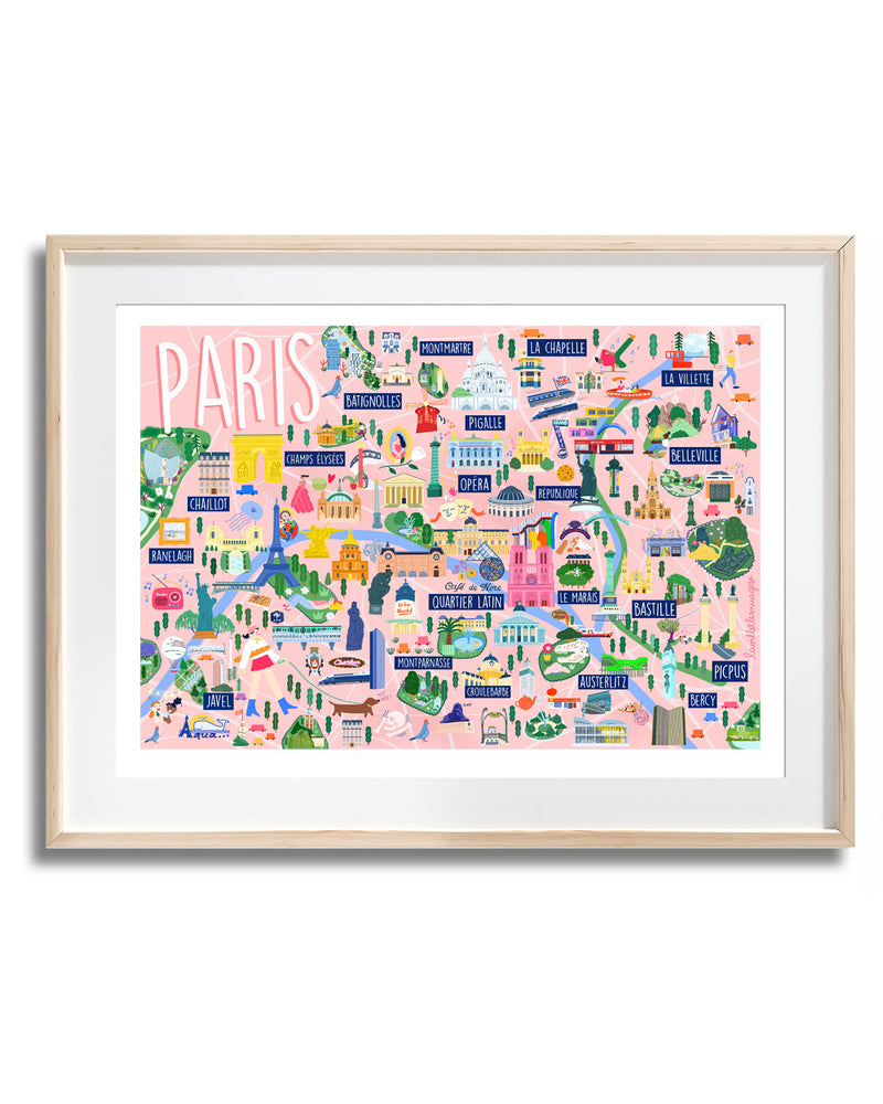 Carte de paris