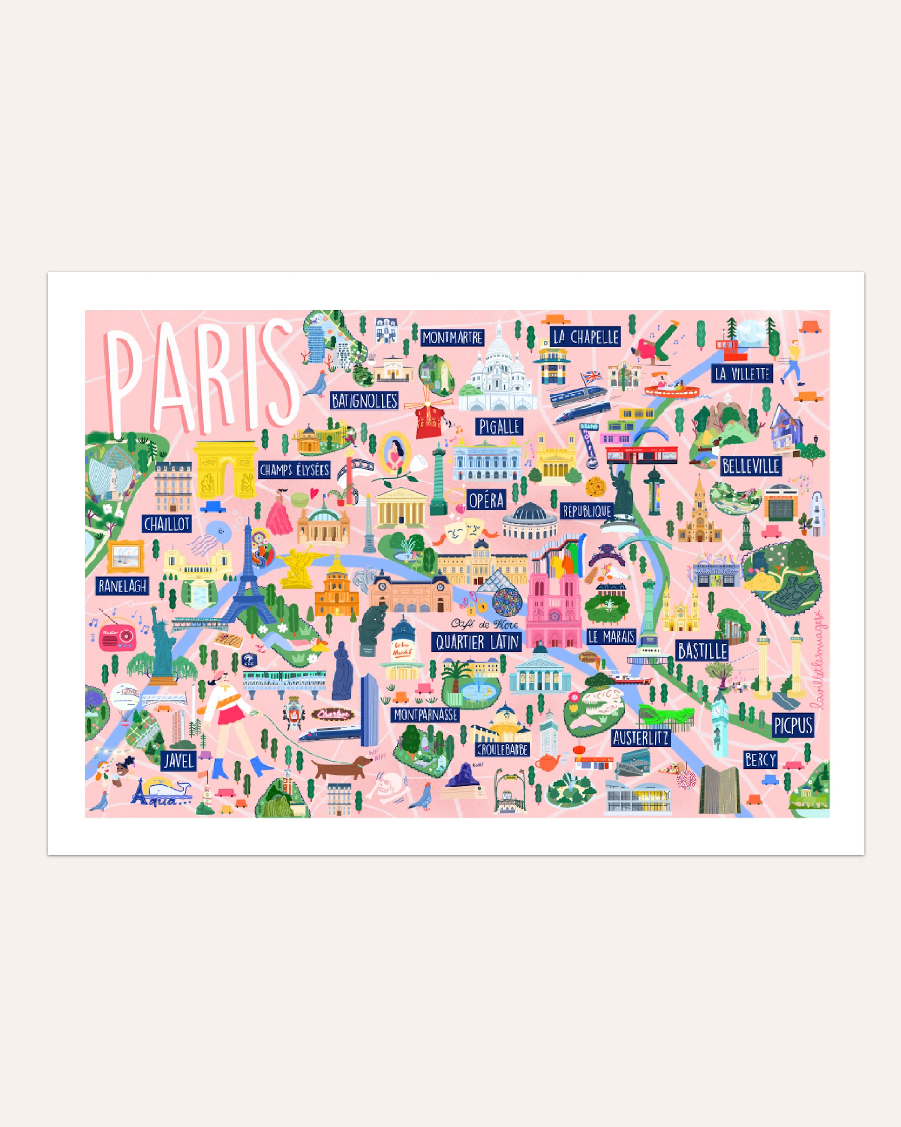 Carte de Paris