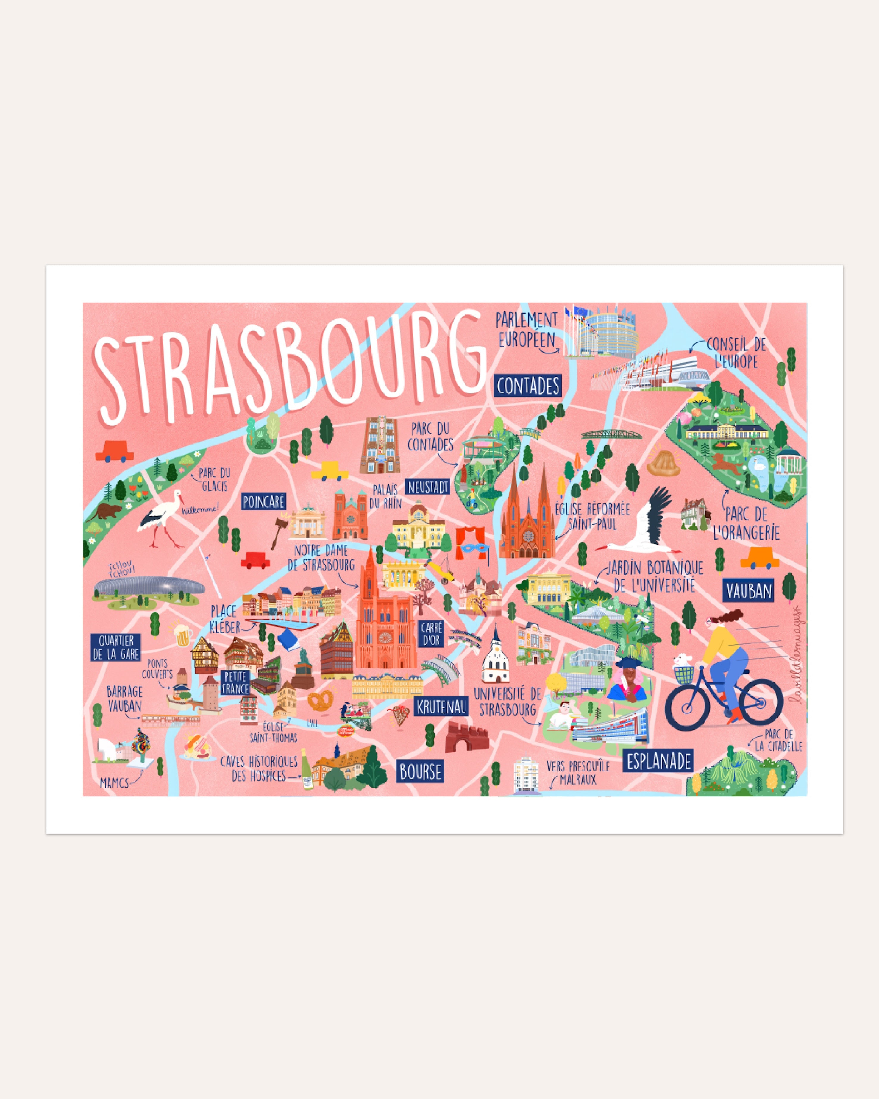 Carte de Strasbourg